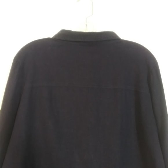 Naturals d&CO. women's size S navy blue long sleeve top - Picture 5 of 13